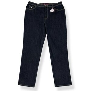 Gloria Vanderbilt Jeans 18 (36x30) Blue Amanda Original Slimming Dark Wash NWT